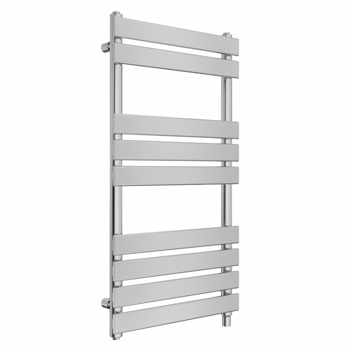 Juva 950 x 500mm Chrome Flat Panel Simple Electric Heated Towel Rail