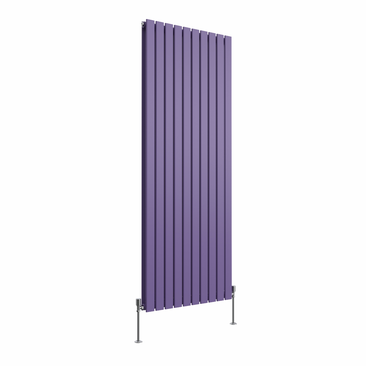 Karlstad 1800 x 682mm Elegant Purple Double Vertical Flat Panel Designer Radiator