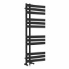 Koli 1200 x 450mm Dual Fuel Black Simple Electric Heated Towel Rail