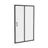 Ennerdale - 1200mm Single Sliding Shower Door - Black