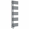Koli 1600 x 450mm Dual Fuel Anthracite Thermostatic Touch Control Electric Heated Towel Rail