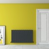Carisa Pipette 600 x 1040mm Anthracite Designer Aluminium Radiator