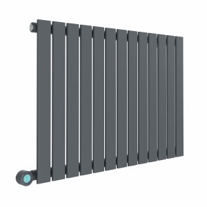 Karlstad 600 x 886mm Anthracite Flat Panel Horizontal Wifi Electric Radiator - 1000W