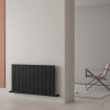 Carisa Nemo 600 x 1040mm Black Designer Aluminium Radiator