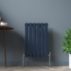 Karlstad - Sapphire Blue Flat Panel Horizontal Designer Radiator - Choice of Size