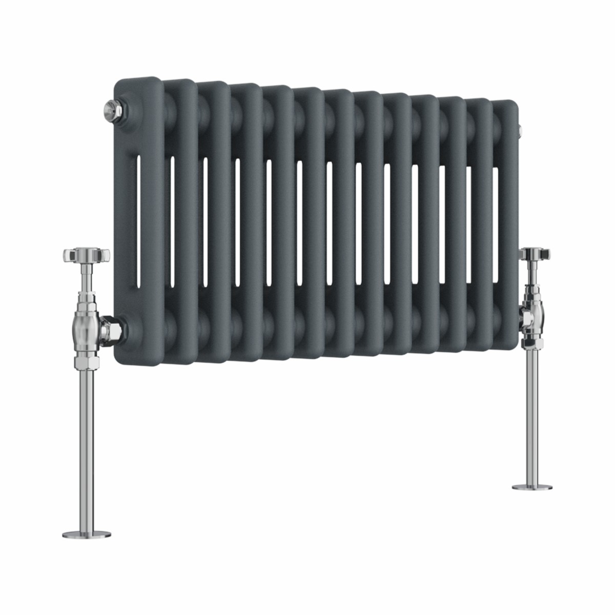 Bern Anthracite Horizontal Column Radiator - Choice of Size