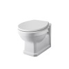 Wellington Traditional Wall Hung Pan with White Soft Close Seat