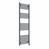 Bergen 1800 x 600mm Straight Anthracite Thermostatic Touch Control Wifi Electric Heated Towel Rail