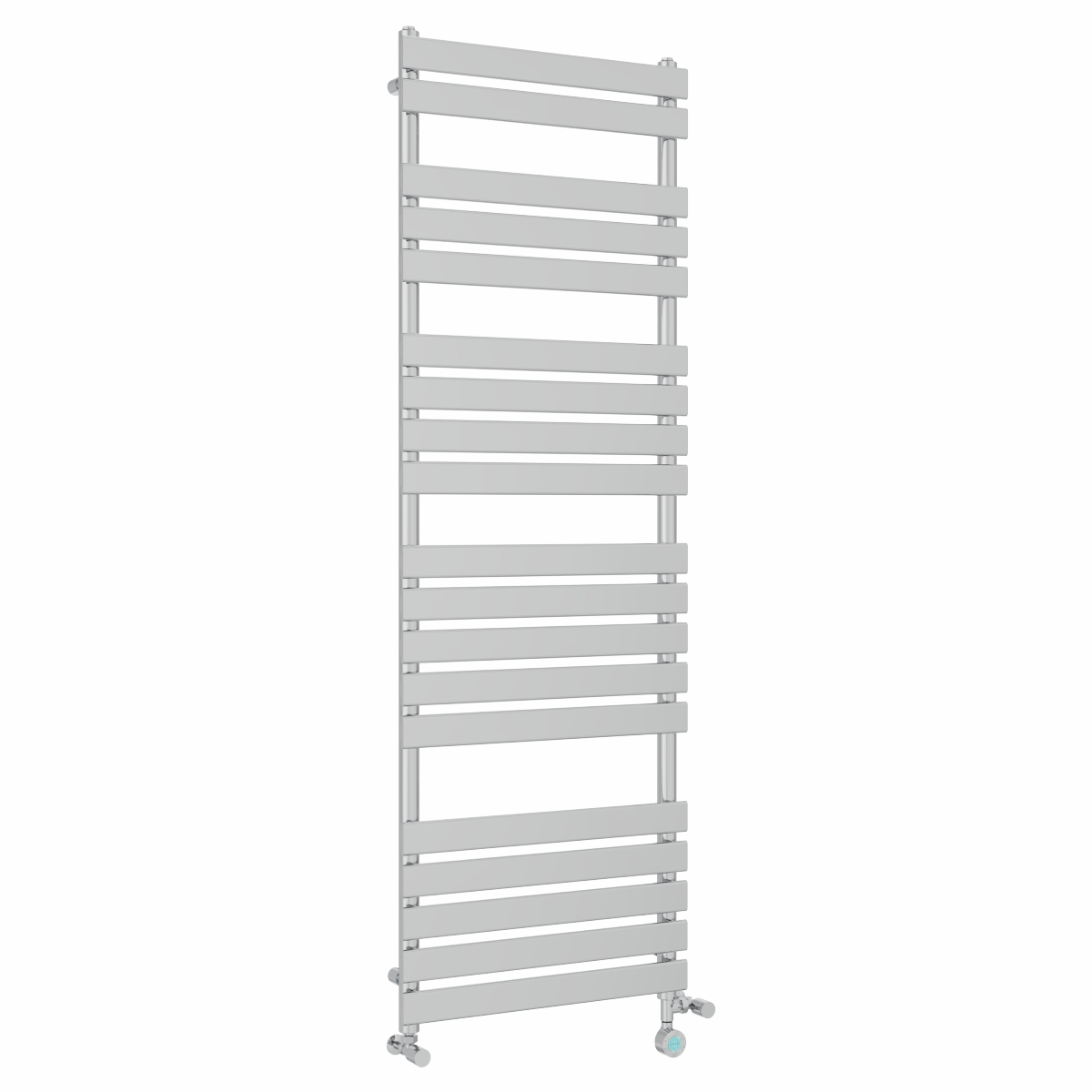 Juva 1800 x 600mm Dual Fuel Chrome Flat Panel Thermostatic Touch Control Wifi Electric Heated Towel Rail