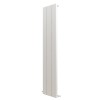 Carisa Elvino 1800 x 370mm White Designer Aluminium Radiator
