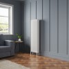 Bern 1500 x 470mm White Four Column Vertical Traditional Radiator