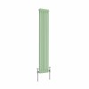 Bern 1500 x 290mm Pastel Green Double Vertical Column Radiator