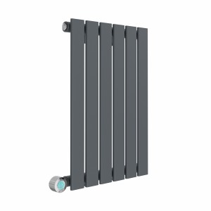 Karlstad 600 x 410mm Anthracite Flat Panel Horizontal Wifi Electric Radiator - 400W