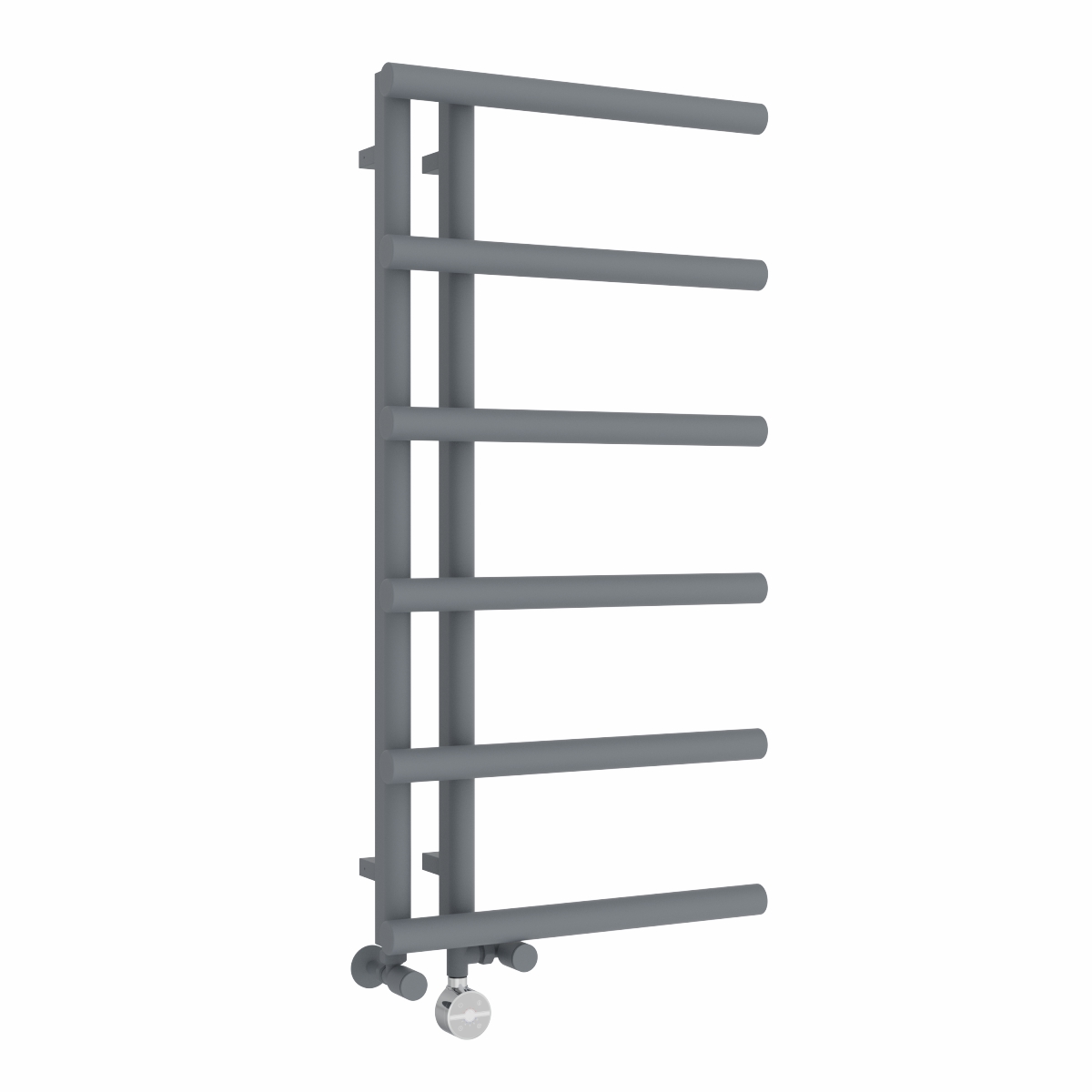 Alesund 988 x 500mm Dual Fuel Anthracite Thermostatic Touch Control Electric Heated Towel Rail