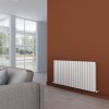 Carisa Tallis Mirror 600 x 1190mm White Designer Aluminium Radiator