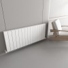 Carisa Nemo Double 600 x 1420mm White Designer Aluminium Radiator