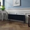 Bern 300 x 1190mm Sapphire Blue Four Column Horizontal Traditional Radiator