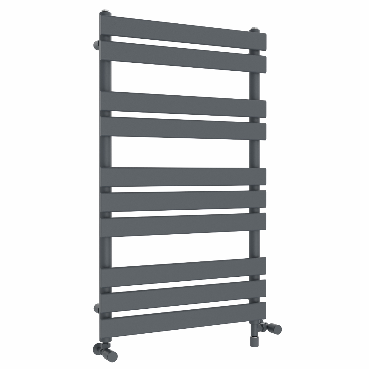 Juva 1000 x 600mm Dual Fuel Sand Grey Flat Panel Simple Electric Heated Towel Rail