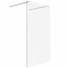 Wasdale 1100mm Chrome Walk Through Wet Room Screen