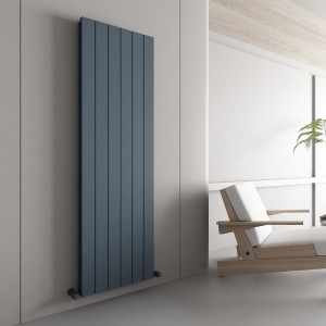 Carisa Nemo Double 1800 x 565mm Anthracite Designer Aluminium Radiator