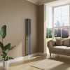 Lulea 1600 x 200mm Anthracite Single Vertical Flat Panel Radiator