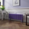 Bern 300 x 1010mm Elegant Purple Four Column Horizontal Traditional Radiator