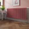 Bern 600 x 1460mm Rose Pink Triple Column Horizontal Traditional Radiator