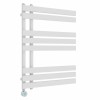 Koli 800 x 600mm White Thermostatic Touch Control Wifi Electric Heated Towel Rail