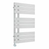 Kristiansund 824 x 500mm Chrome Thermostatic Touch Control Wifi Electric Heated Towel Rail