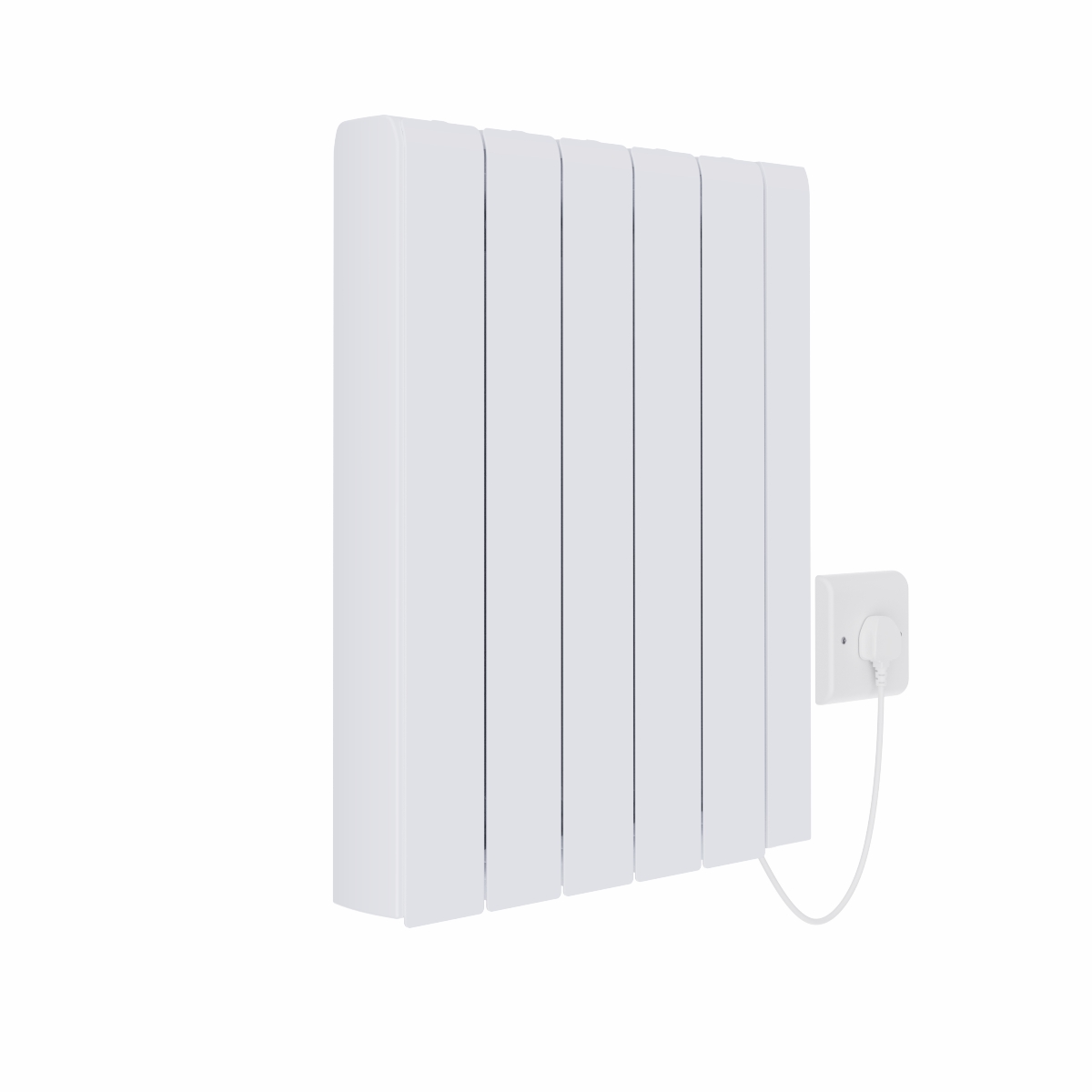 Bismo CRC 570 x 534mm White Flat Panel Ceramic Core Wifi Electric Radiator - 1500W