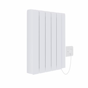 Bismo CRC 570 x 534mm White Flat Panel Ceramic Core Wifi Electric Radiator - 1500W