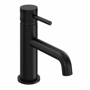 Eden Modern Mono Basin Mixer Tap Matt Black