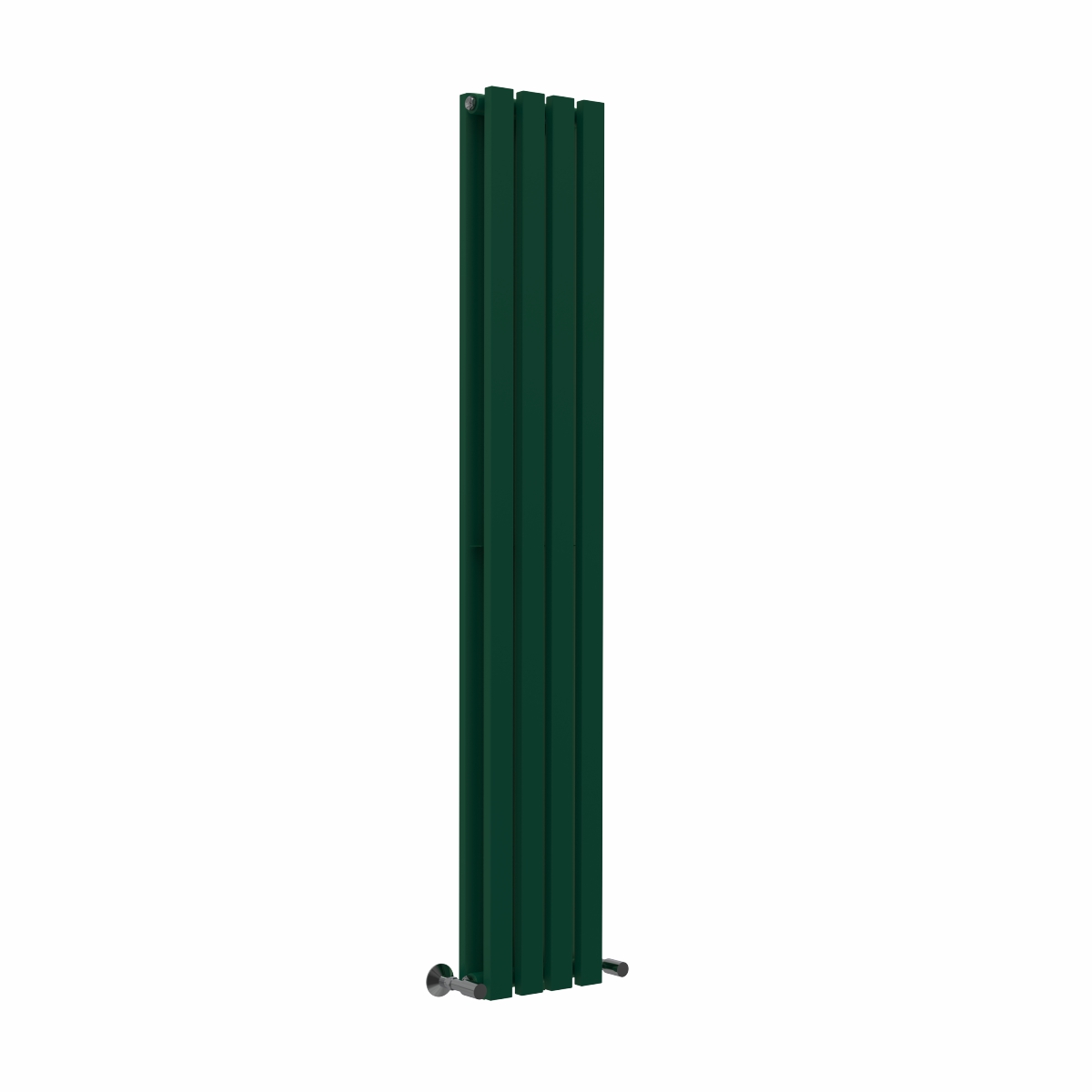 Lulea 1600 x 270mm Moss Green Double Flat Panel Vertical Designer Radiator