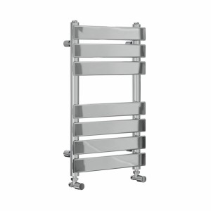 Juva - Designer Chrome Flat Panel Heated Towel Rail - Choice of Size