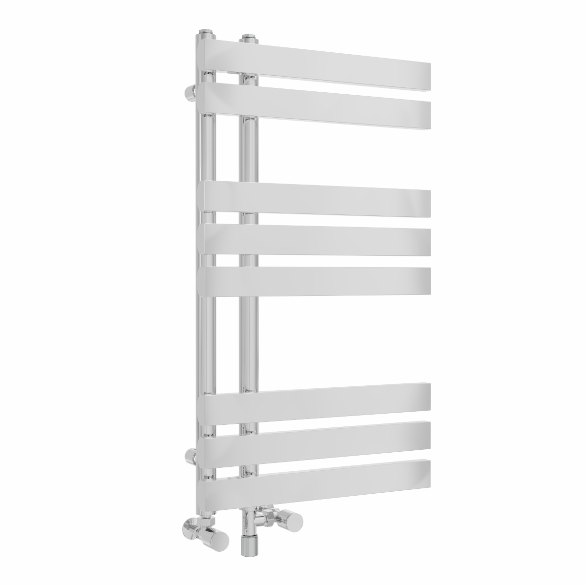 Koli 800 x 450mm Dual Fuel Chrome Simple Electric Heated Towel Rail