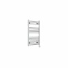 Bergen 800 x 500mm Straight Chrome Thermostatic Touch Control Wifi Electric Heated Towel Rail