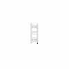 Bergen 600 x 300mm Straight White Prefilled Electric Heated Towel Rail