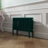 Bern 300 x 605mm Traditional Blue Green Horizontal Four Column Radiator