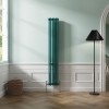 Bern 1800 x 290mm Blue Green Triple Vertical Column Radiator