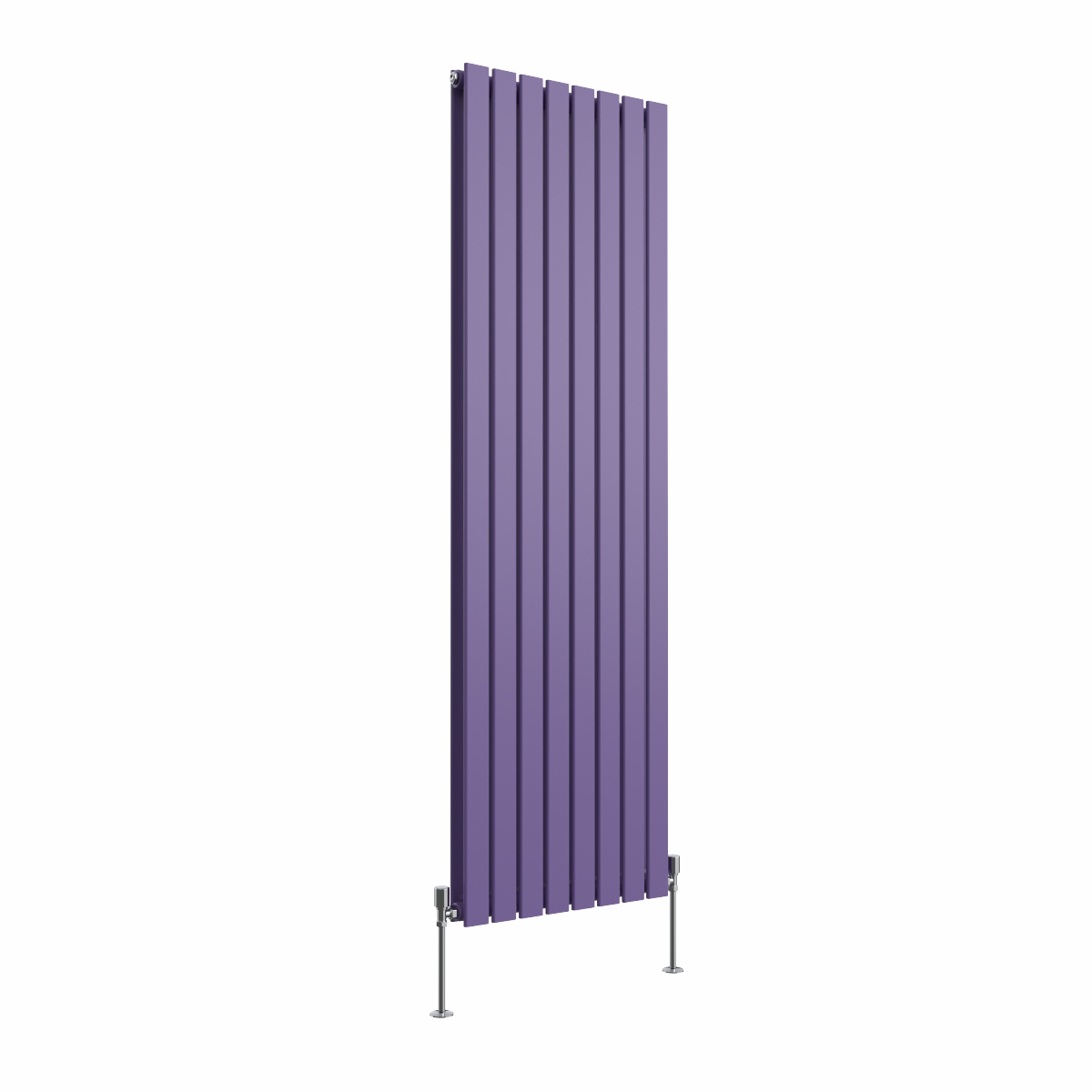 Karlstad 1800 x 546mm Elegant Purple Double Vertical Flat Panel Designer Radiator