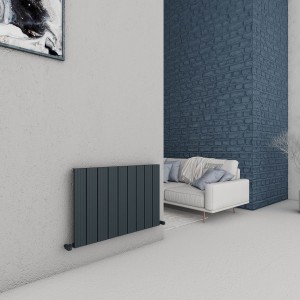 Carisa Chambord 600 x 895mm Anthracite Designer Aluminium Radiator