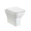Feel Curved Back to Wall Toilet Pan with Soft Close Seat