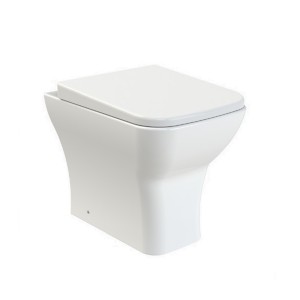 Feel Curved Back to Wall Toilet Pan with Soft Close Seat