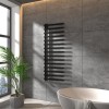 Kemi 1600 x 600 Designer Towel Radiator - Black