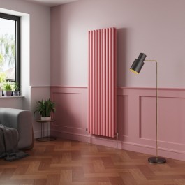 Norden 1800 x 591mm Rose Clair Pink Double Vertical Oval Column ...