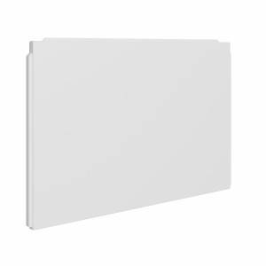 White 800mm Acrylic End Bath Panel