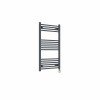 Bergen 1000 x 600mm Straight Anthracite Thermostatic Touch Control Electric Heated Towel Rail