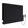 Bismo 575 x 935 Black 2000W Electric Wifi Oil Filled Radiator 