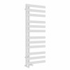 Kongsberg 1200 x 450mm Dual Fuel White Simple Electric Towel Rail