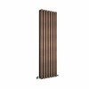 Lulea 1600 x 480mm Black Copper Double Vertical Flat Panel Designer Radiator